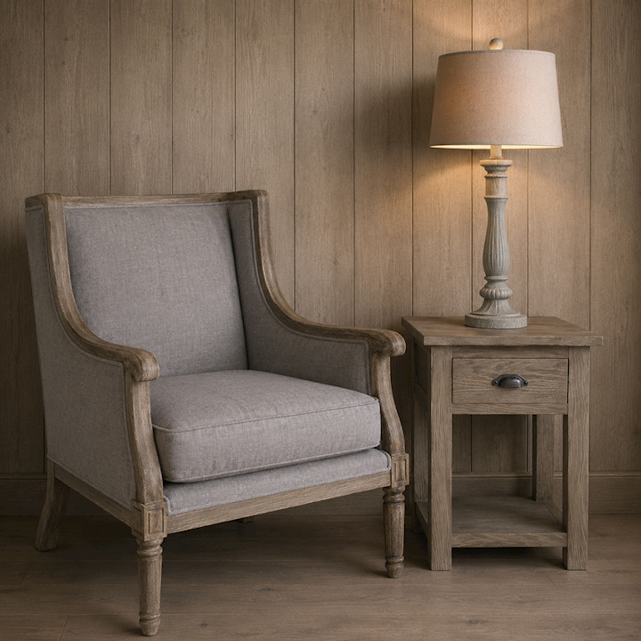 LE MANOIR SIDE TABLE 52x38x74cm